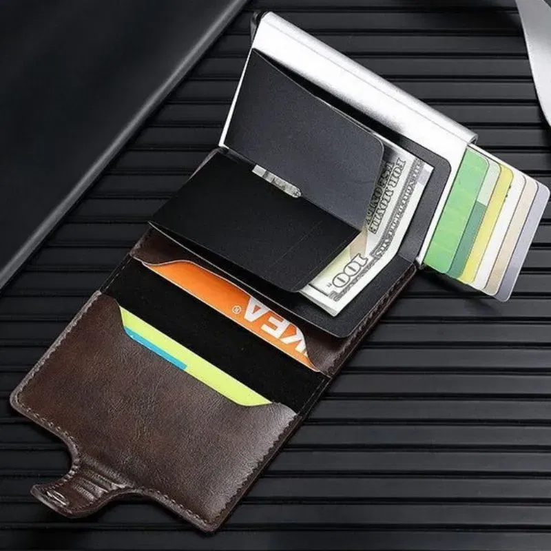 Portofel Maro din piele ecologica Protectie RFID [3]