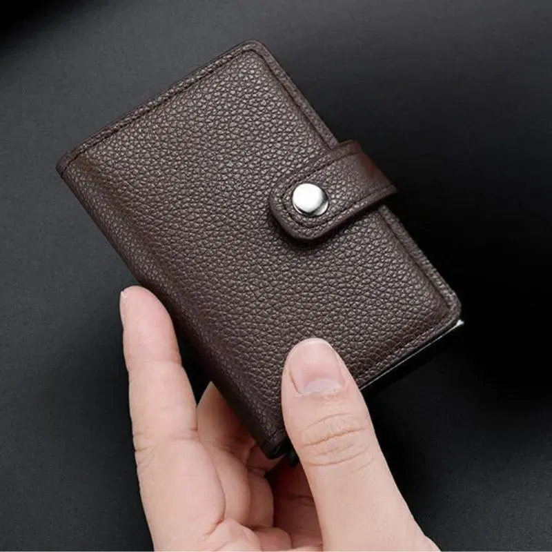 Portofel maro Slim RFID [2]