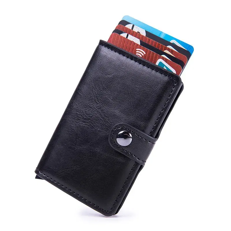 Portofel Negru din piele ecologica Protectie RFID [7]