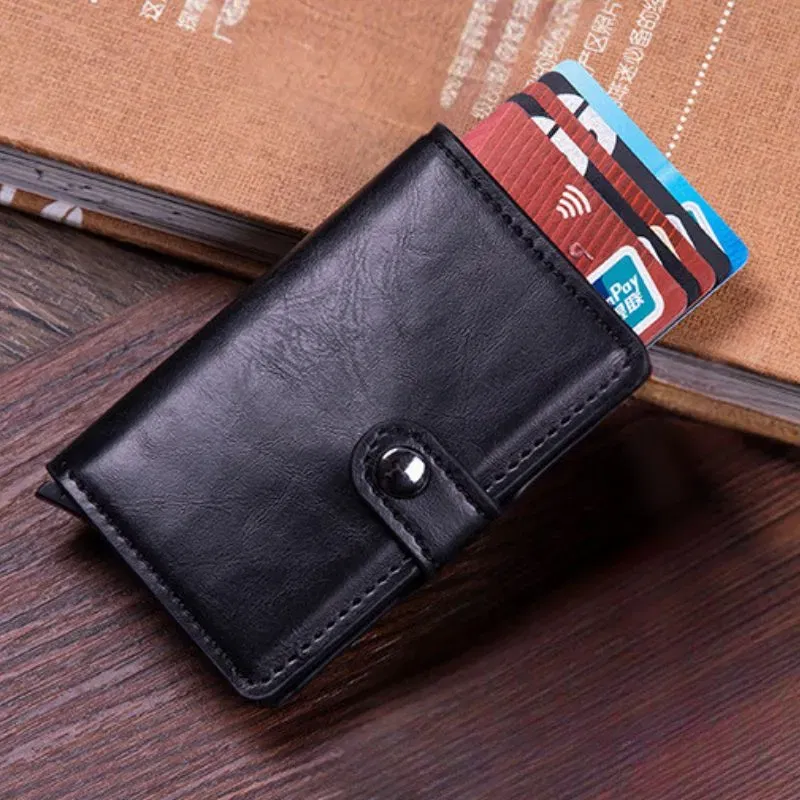 Portofel Negru din piele ecologica Protectie RFID [1]