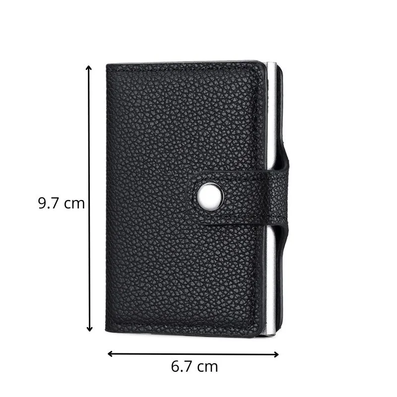 Portofel negru Slim RFID [7]