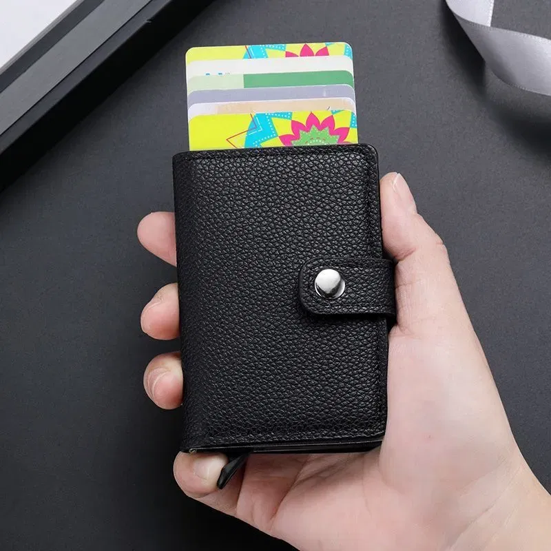 Portofel negru Slim RFID [2]