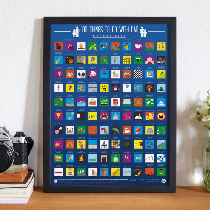 Poster razuibil 100 lucruri de facut cu tata [2]