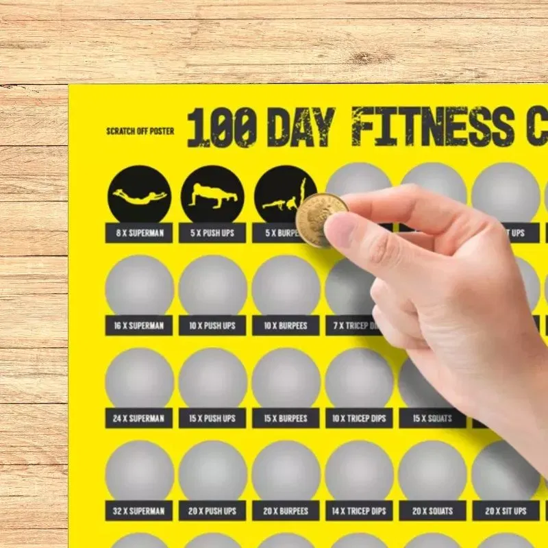 Poster razuibil 100 zile de Fitness [1]