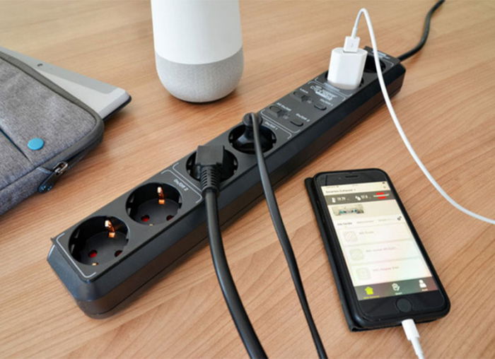 Prelungitor smart, 5 prize, control vocal Alexa sau Google, WIFI, timer [2]