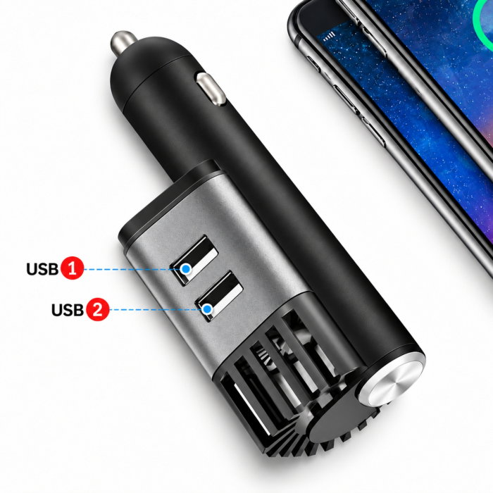 Purificator Auto 2 in 1 ProClean Gri [18]