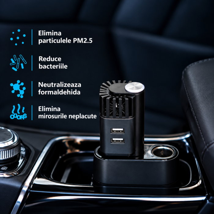 Purificator Auto 2 in 1 ProClean Negru [2]