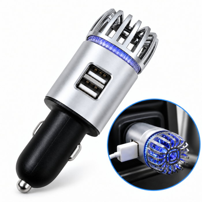 Purificator auto cu incarcator dual port USB [26]