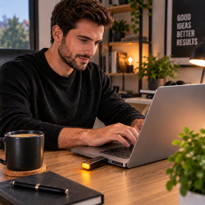 Purificator de aer USB Negru [2]