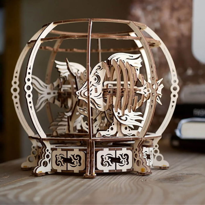 Puzzle 3D Acvariul mecanic, Ugears [3]