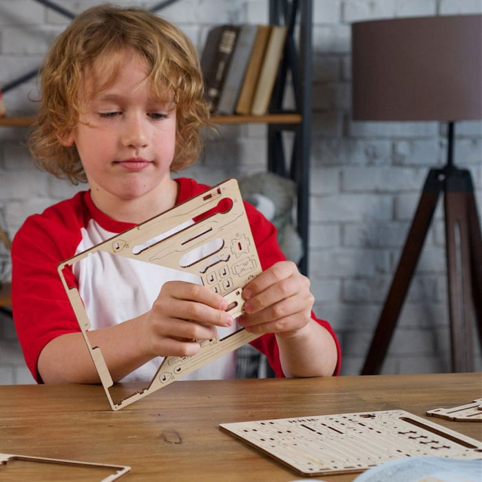 Puzzle 3D Adiatorul si Multiplicatorul, Ugears [2]