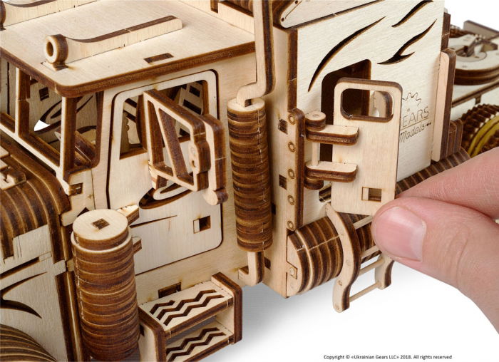 Puzzle 3D Camion VM-03 din lemn Ugears [14]