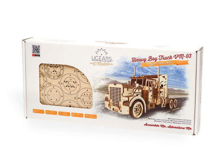 Puzzle 3D Camion VM-03 din lemn Ugears [19]