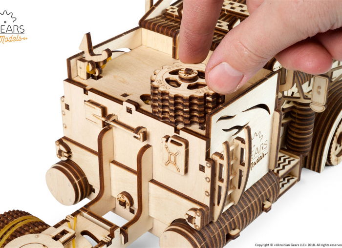 Puzzle 3D Camion VM-03 din lemn Ugears [18]