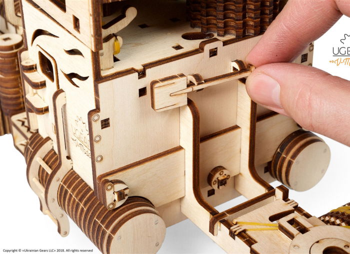 Puzzle 3D Camion VM-03 din lemn Ugears [17]