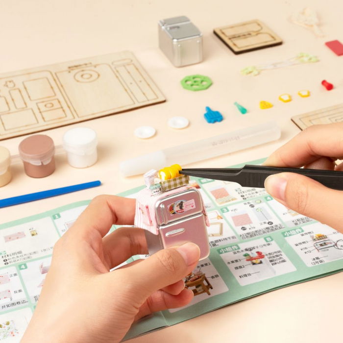 Puzzle 3D Casuta DIY, Gustul vietii (Bucatarie), Rolife [3]