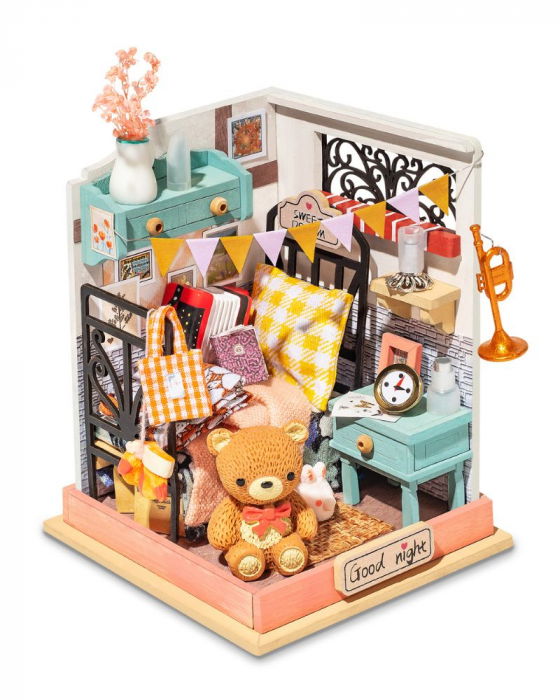 Puzzle 3D Casuta DIY, Vise frumoase (Dormitor), Rolife [7]