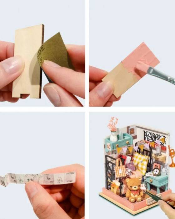 Puzzle 3D Casuta DIY, Vise frumoase (Dormitor), Rolife [5]