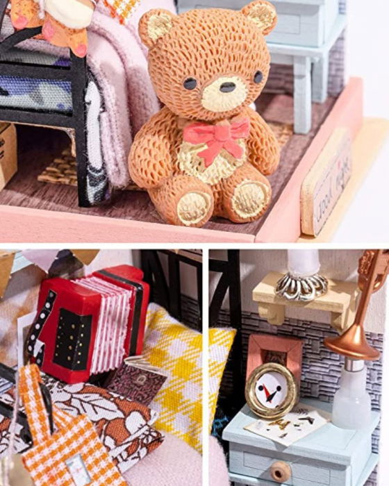 Puzzle 3D Casuta DIY, Vise frumoase (Dormitor), Rolife [4]