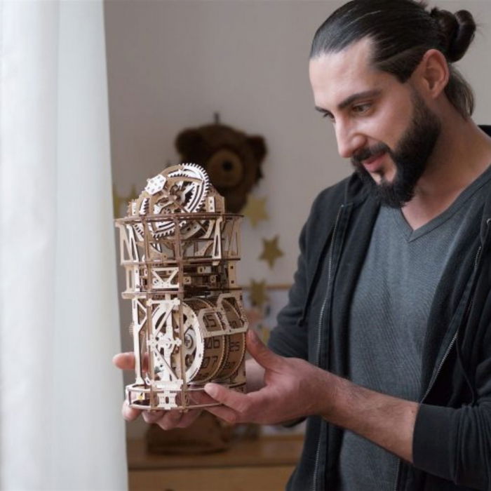 Puzzle 3D Ceas Sky Watcher din Lemn Ugears [3]