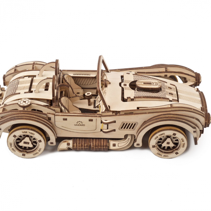 Puzzle 3D Cobra Drift Car, Ugears [7]