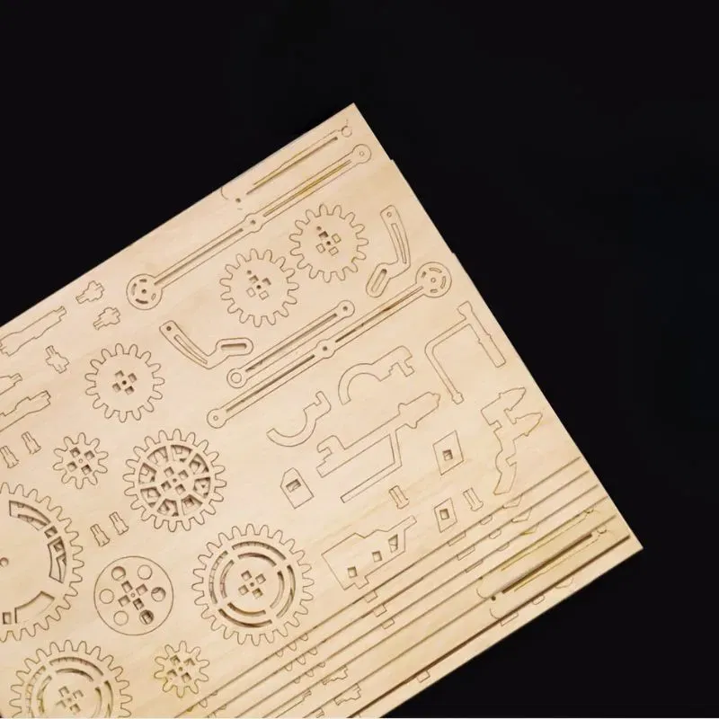 Puzzle 3D din lemn Masina Retro [8]