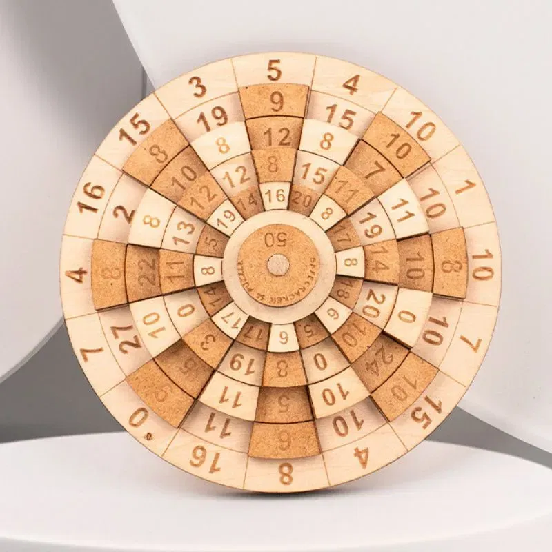 Puzzle 3D din lemn Matematica [1]