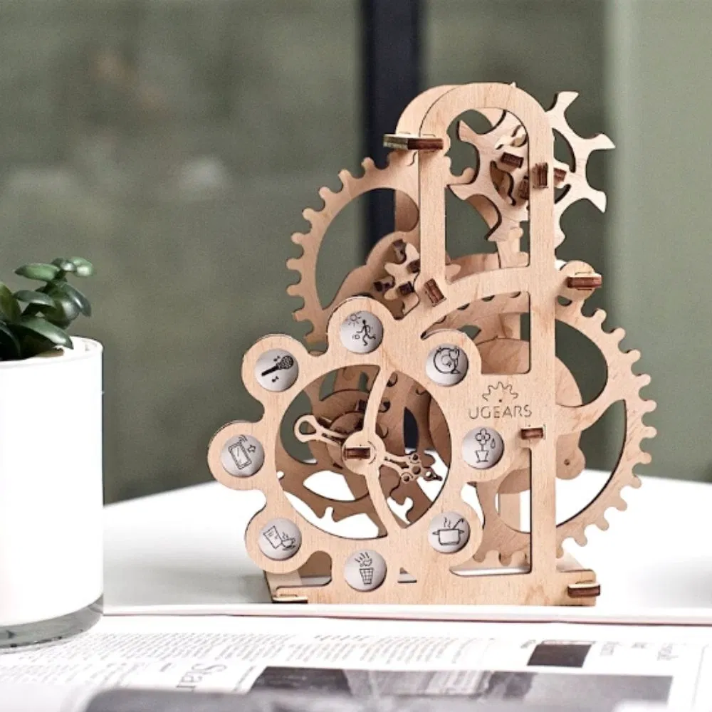 Puzzle 3D Dinamometru din Lemn Ugears [3]