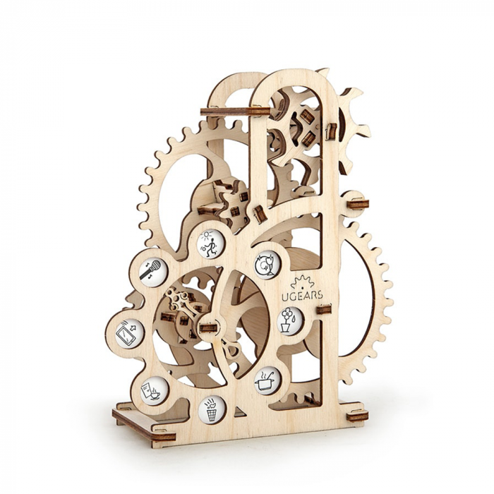 Puzzle 3D Dinamometru din Lemn Ugears [9]