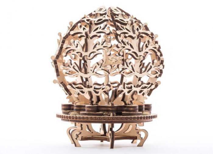 Puzzle 3D Floare din Lemn Ugears [14]