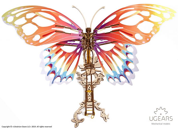 Puzzle 3D Fluture mecanic Ugears [13]