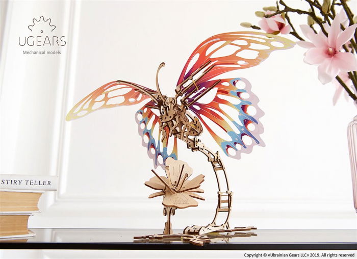 Puzzle 3D Fluture mecanic Ugears [9]