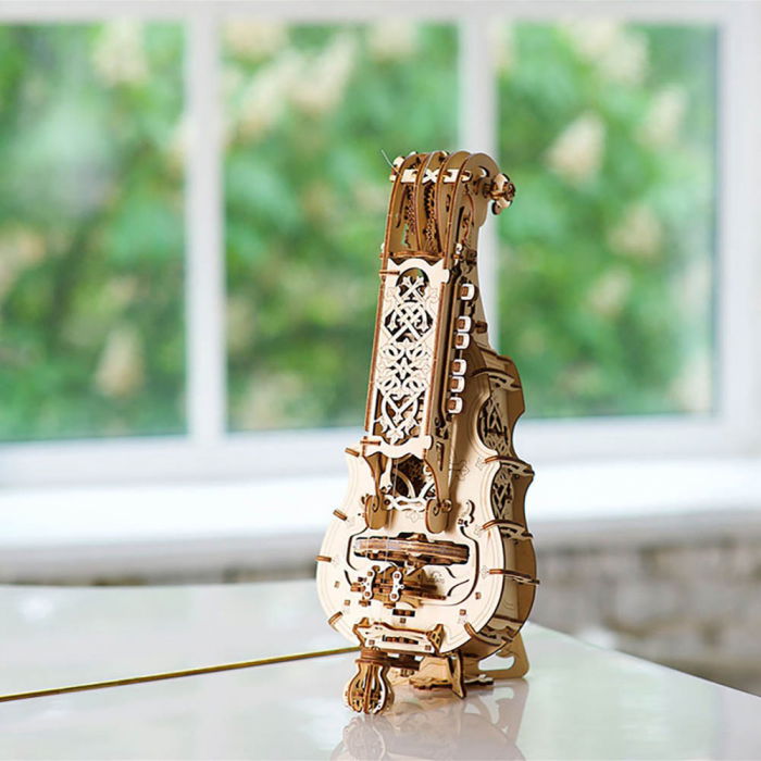 Puzzle 3D Instrument Muzical - Vioara din Lemn Ugears [2]