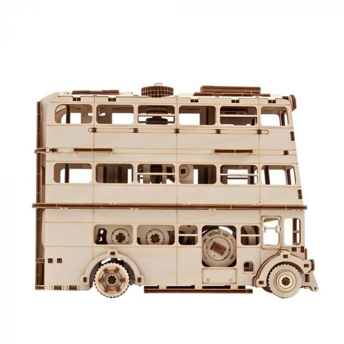 Puzzle 3D Knight Bus din lemn, Ugears [9]