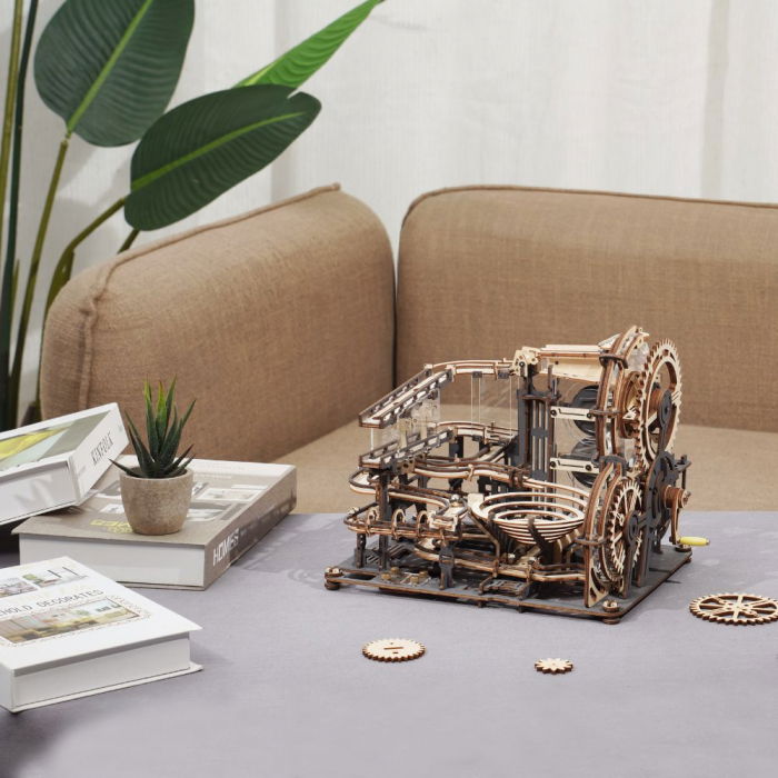 Puzzle 3D Marble Night City, Lemn, Robotime [10]