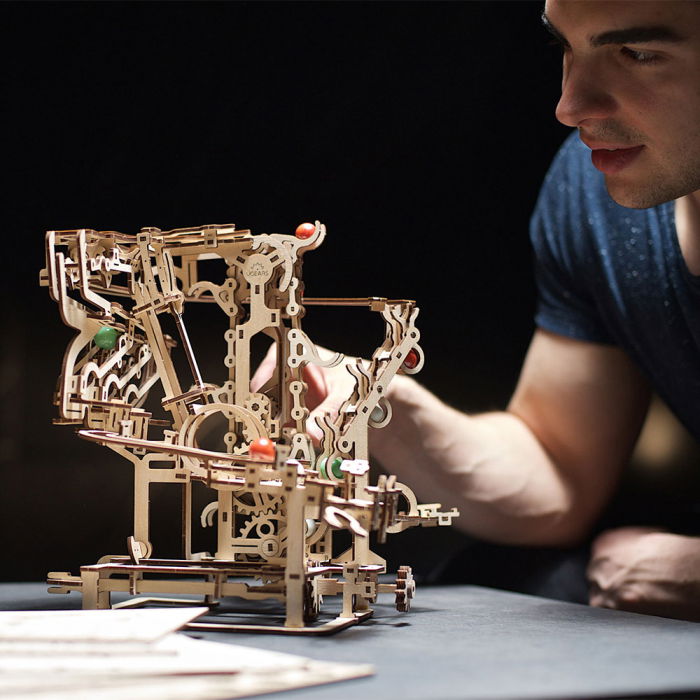 Puzzle 3D Marble Run Chain, Ugears [1]