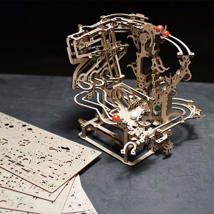 Puzzle 3D Marble Run Chain, Ugears [4]