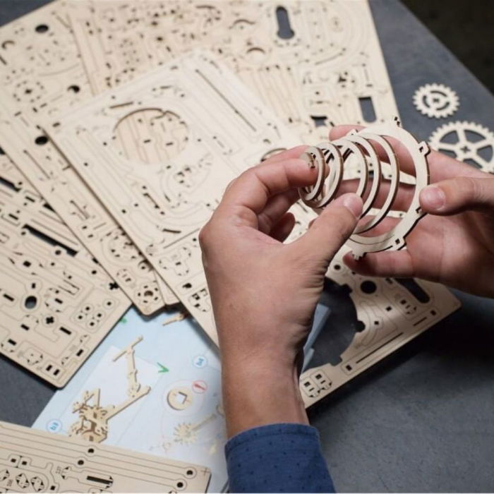 Puzzle 3D Marble run Tiered, Ugears [3]