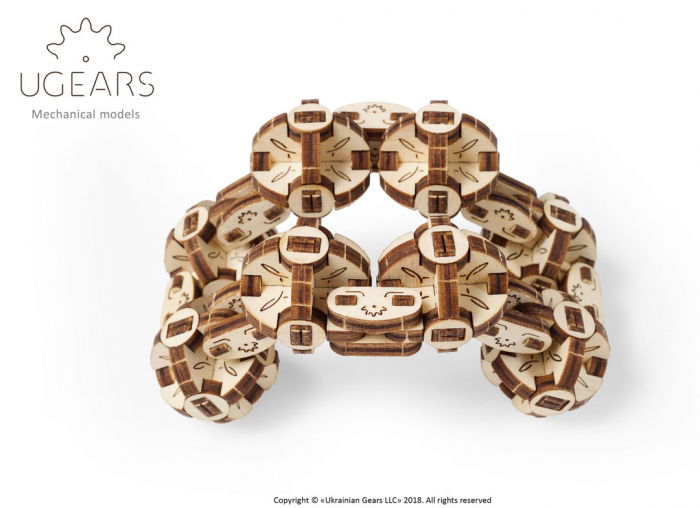 Puzzle 3D Model Flexi-cubus din lemn Ugears [6]