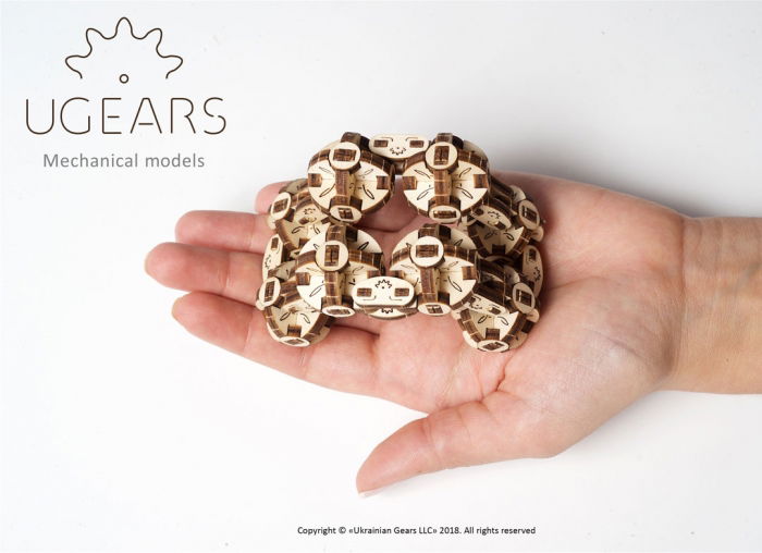 Puzzle 3D Model Flexi-cubus din lemn Ugears [4]