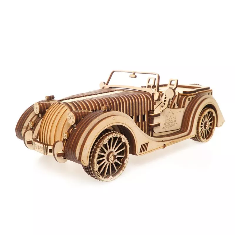 Puzzle 3D Model Roadster VM-O1 din lemn Ugears [22]
