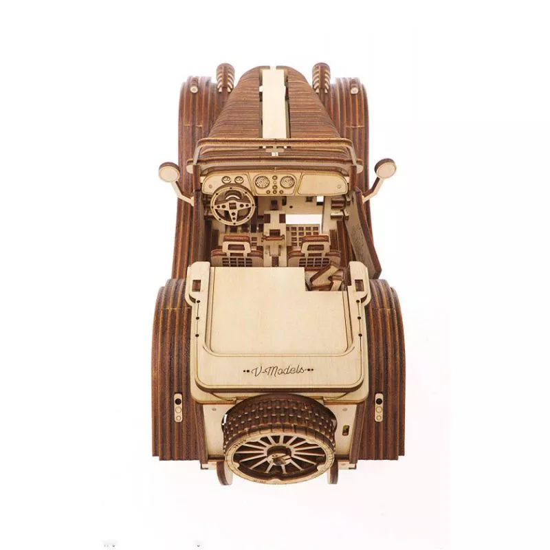 Puzzle 3D Model Roadster VM-O1 din lemn Ugears [19]