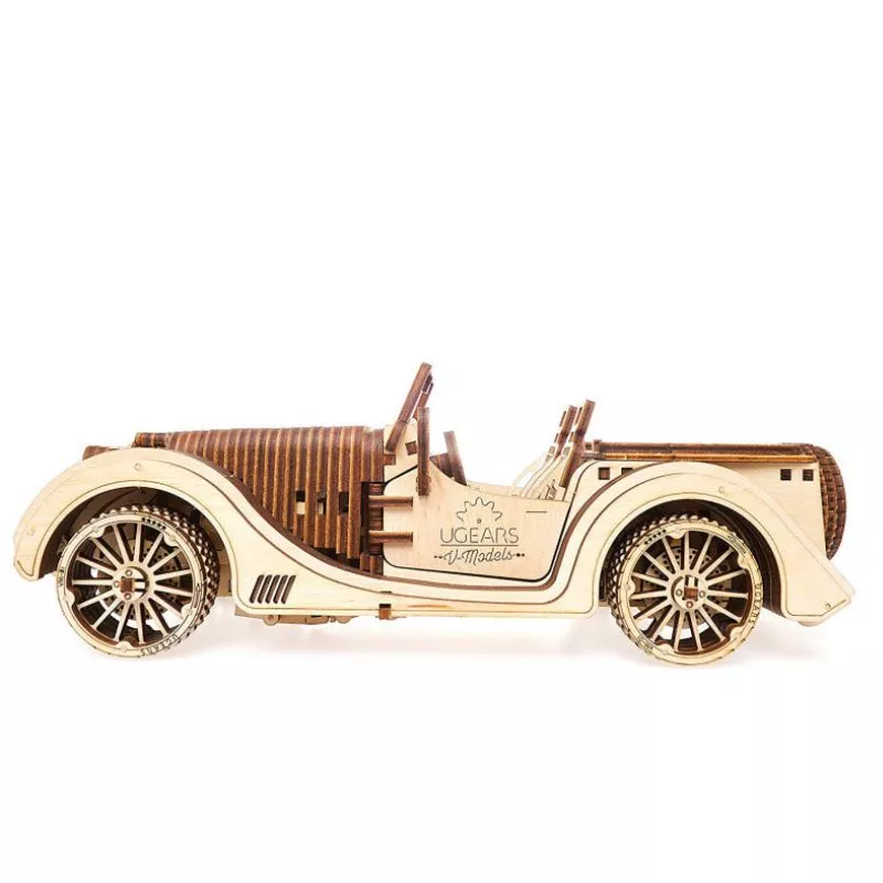 Puzzle 3D Model Roadster VM-O1 din lemn Ugears [20]