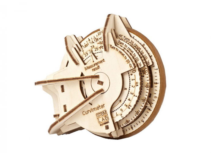 Puzzle 3D Model STEM Curbimetru din lemn Ugears [7]