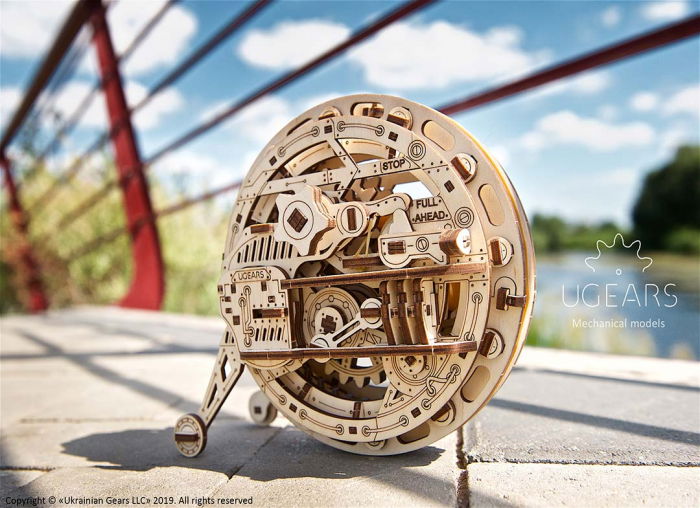 Puzzle 3D Monociclu Ugears [10]