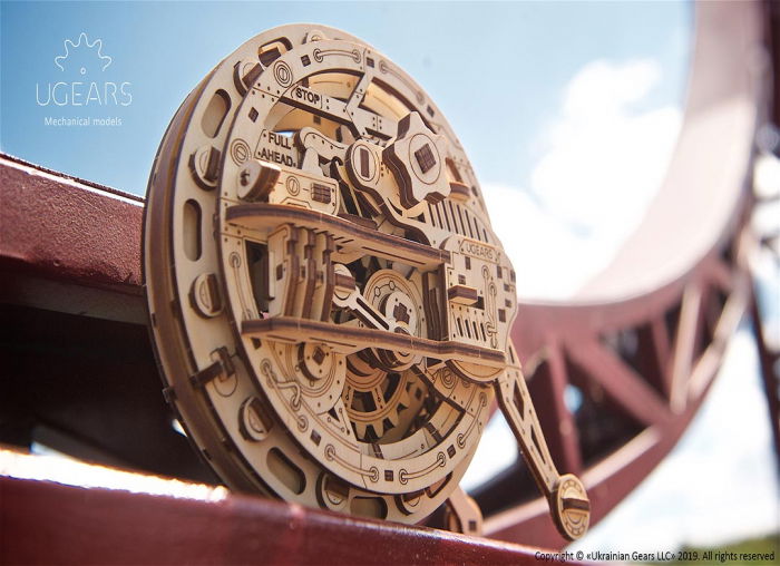 Puzzle 3D Monociclu Ugears [9]