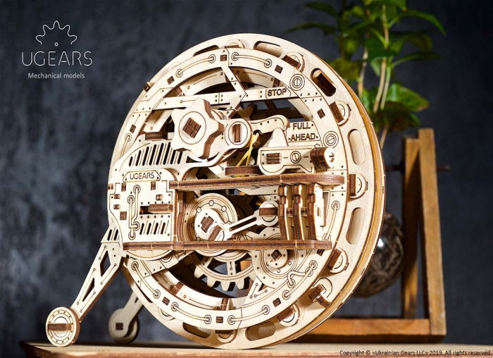 Puzzle 3D Monociclu Ugears [8]