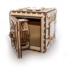 Puzzle 3D Seif din Lemn Ugears [27]