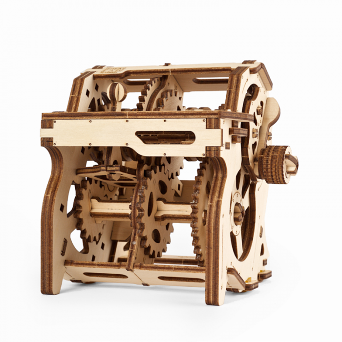 Puzzle 3D STEM Cutia de viteze din lemn Ugears [2]