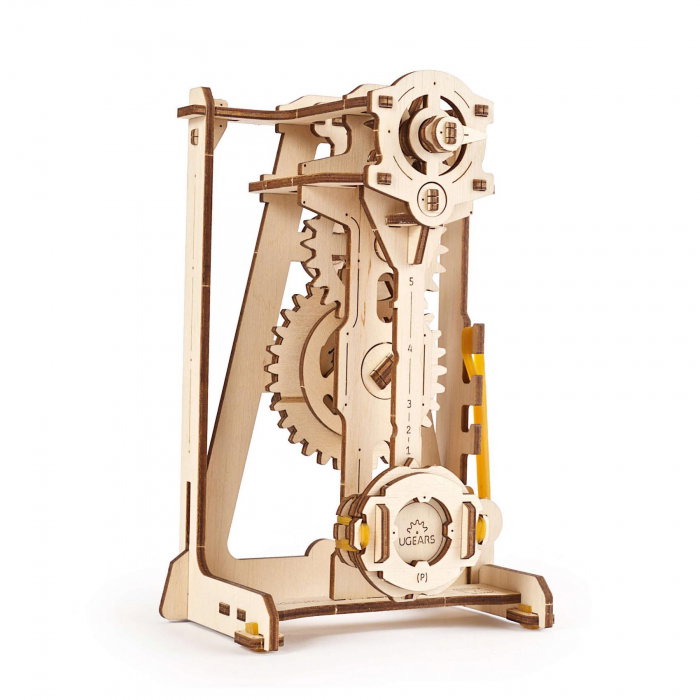 Puzzle 3D STEM Pendul din lemn Ugears [2]